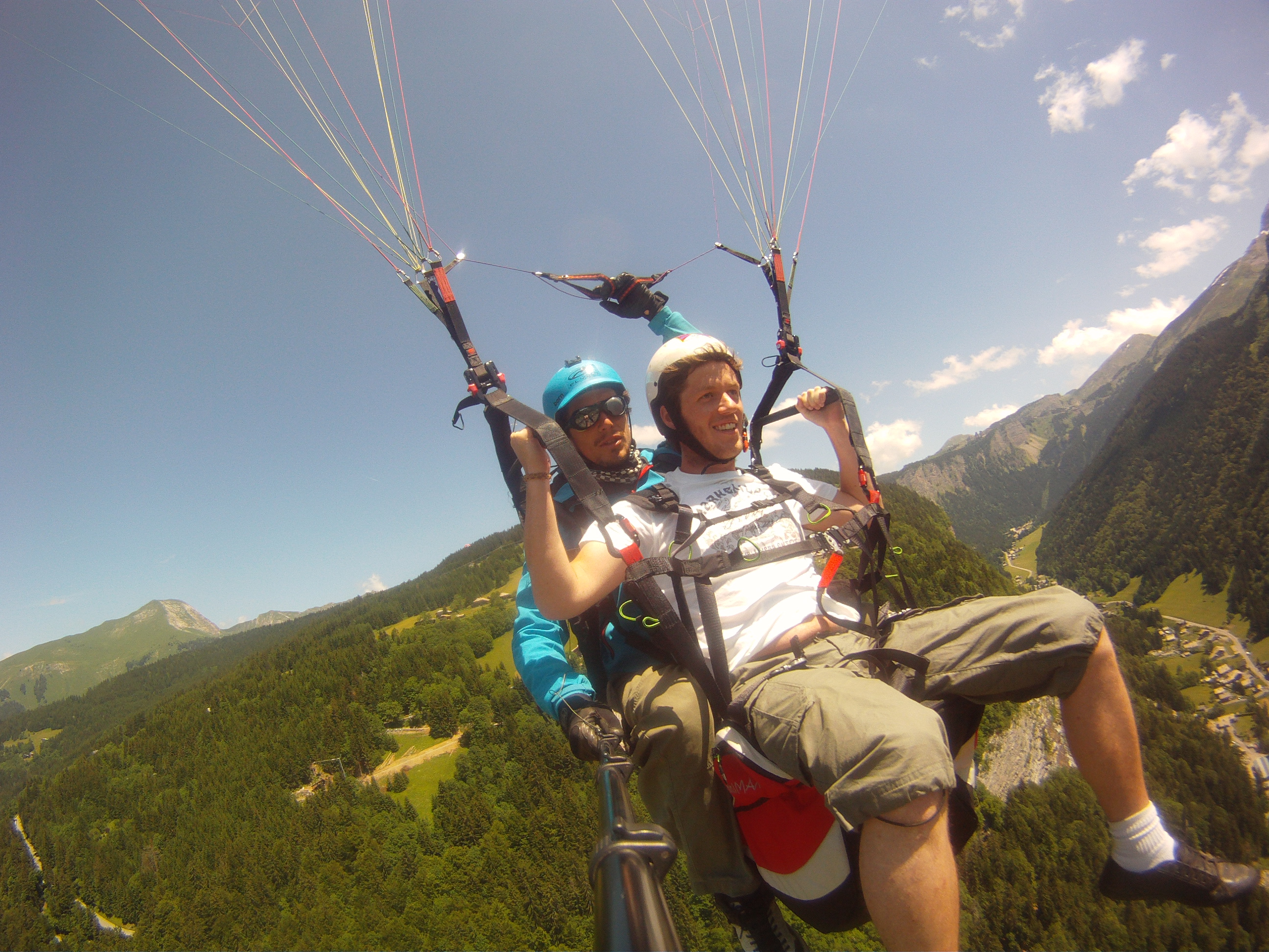 tandem parapente morzine