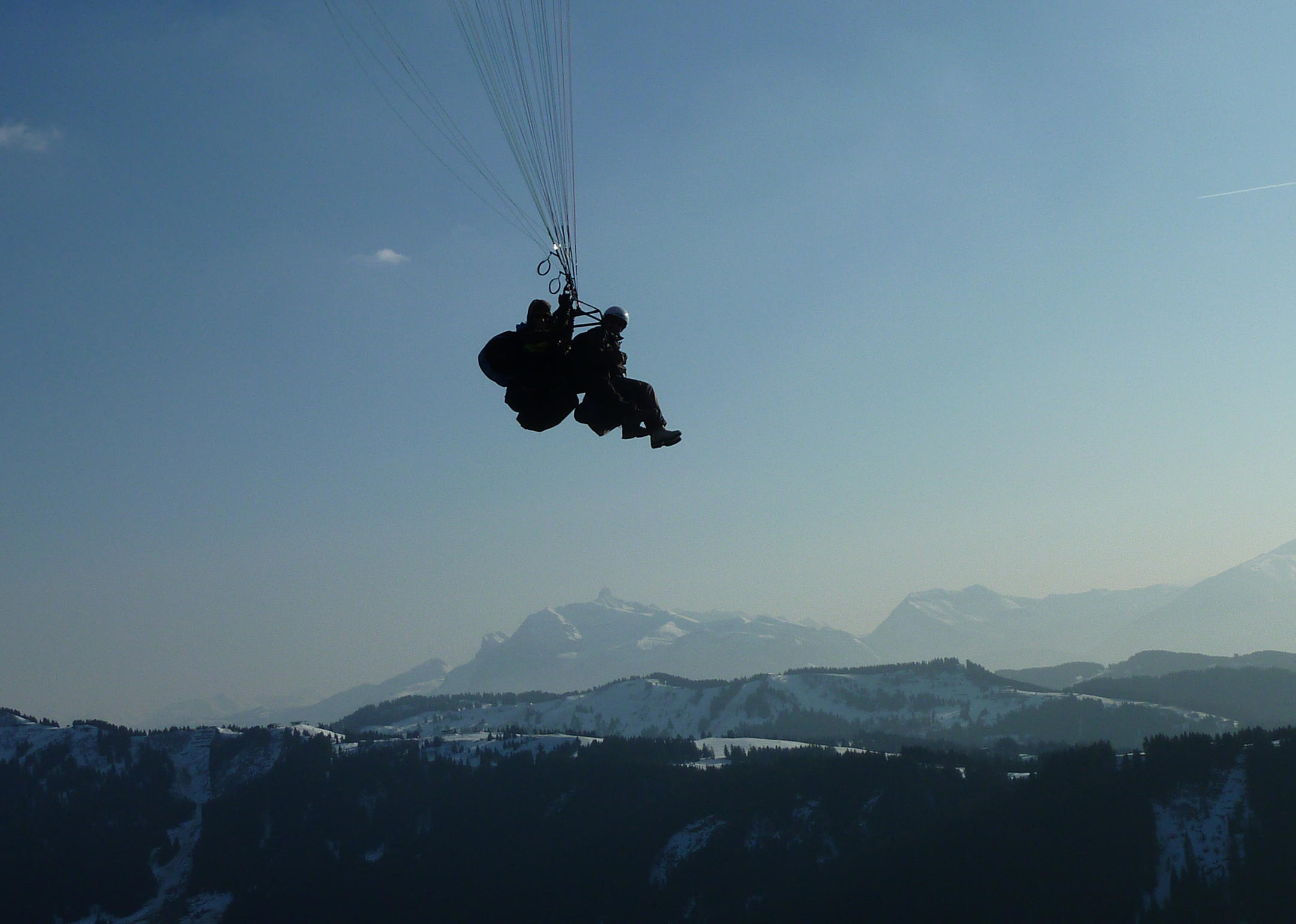 bapteme ecole de parapente des portes du soleil