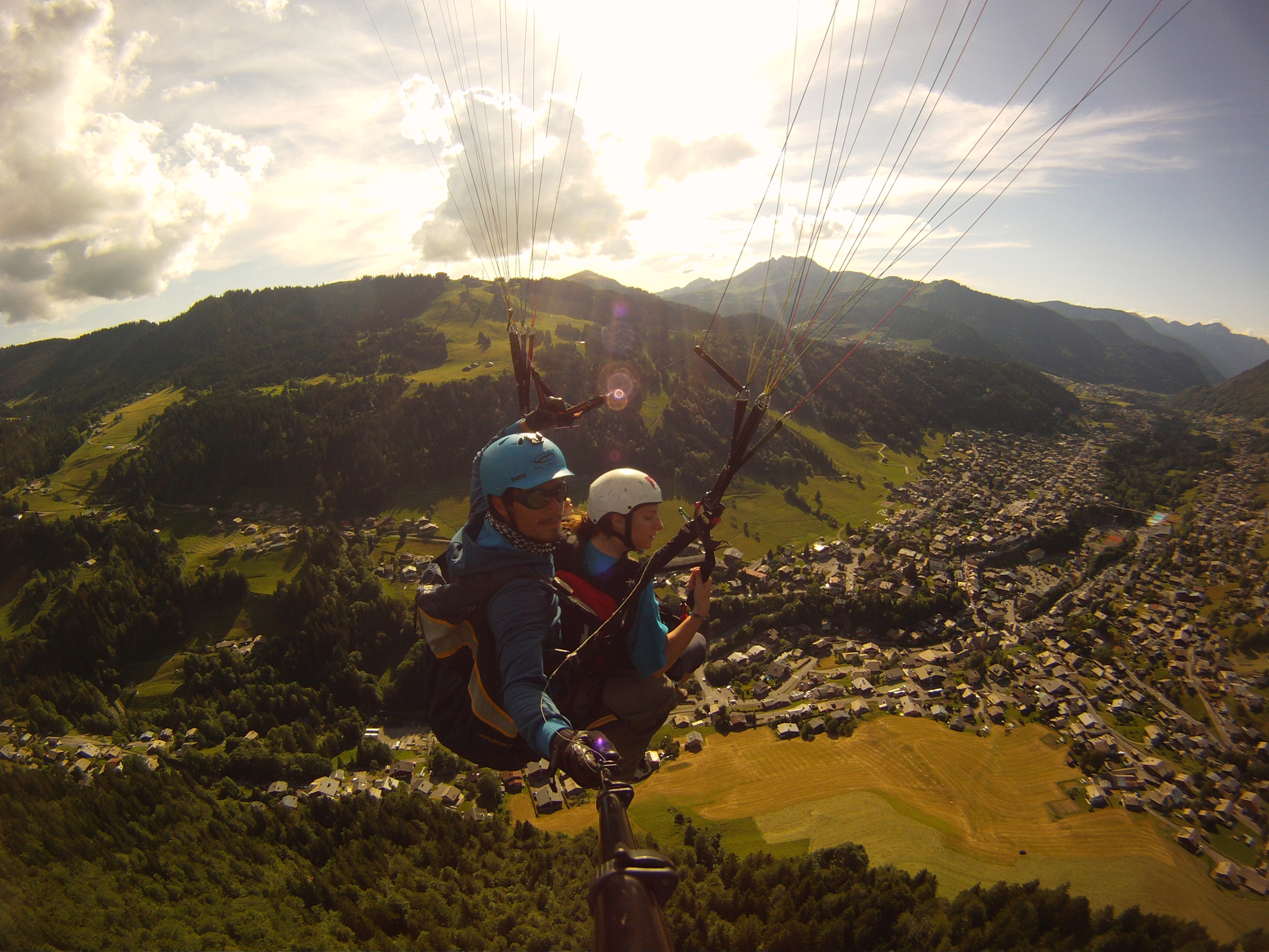 biplace parapente morzine