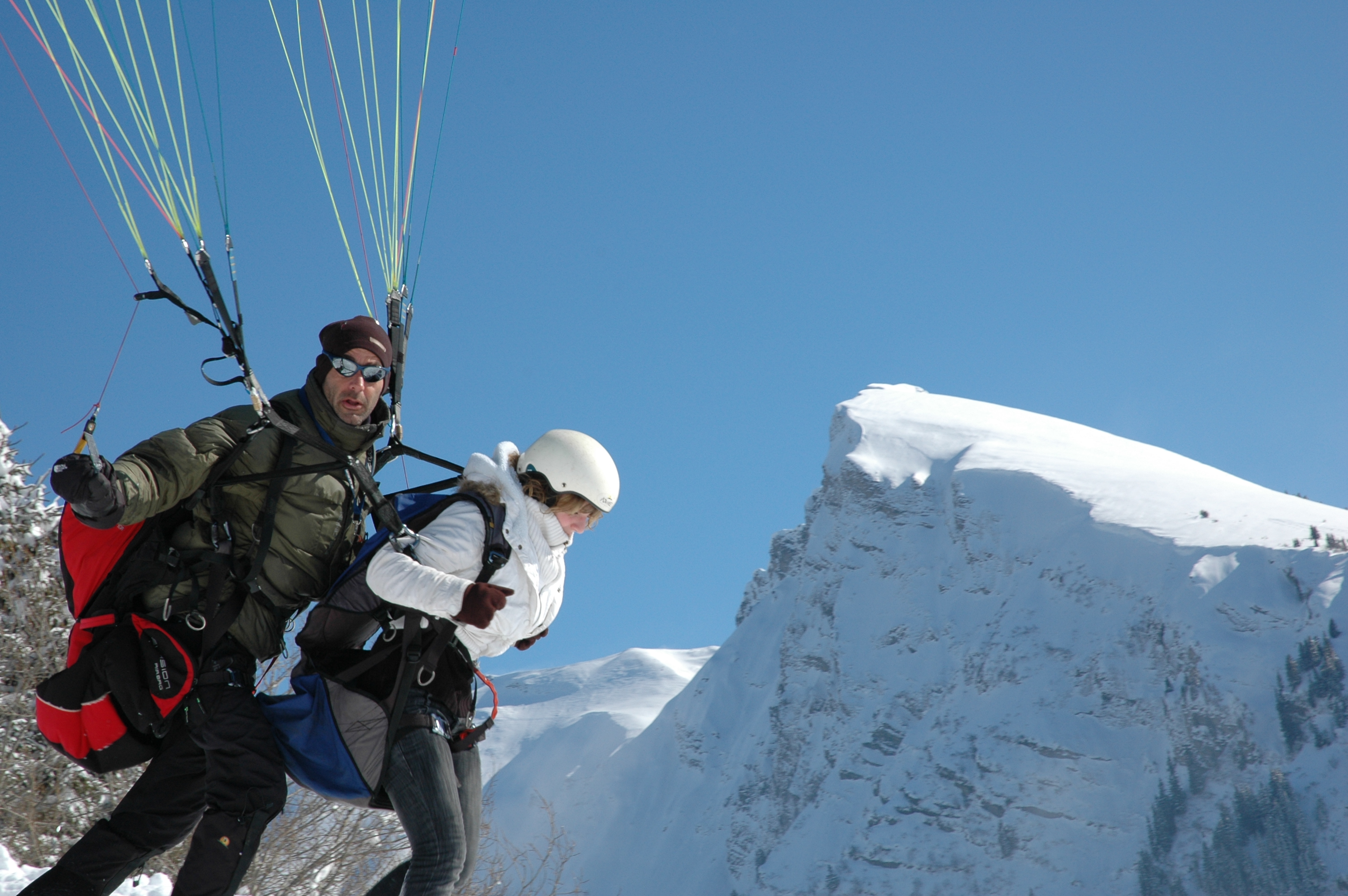 portes du soleil + ecole parapente